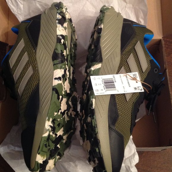 Adidas Men's TraceFinder Green Mesh Sneakers - 11.5 - New in Box - Picture 2 of 8